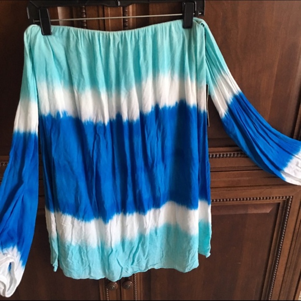 NWT Lolly strapless tie-dye dress